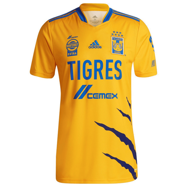 Camisa Tigres I 21/22 Adidas - Amarillo