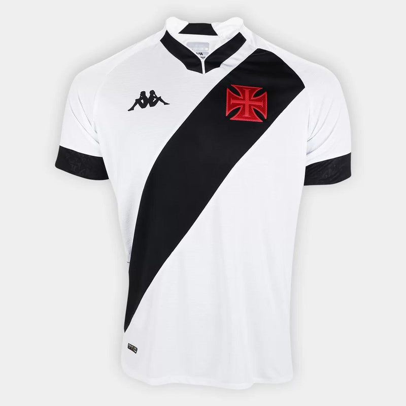 Camisa Vasco II 22/23 Kappa - Blanco com listra Negro