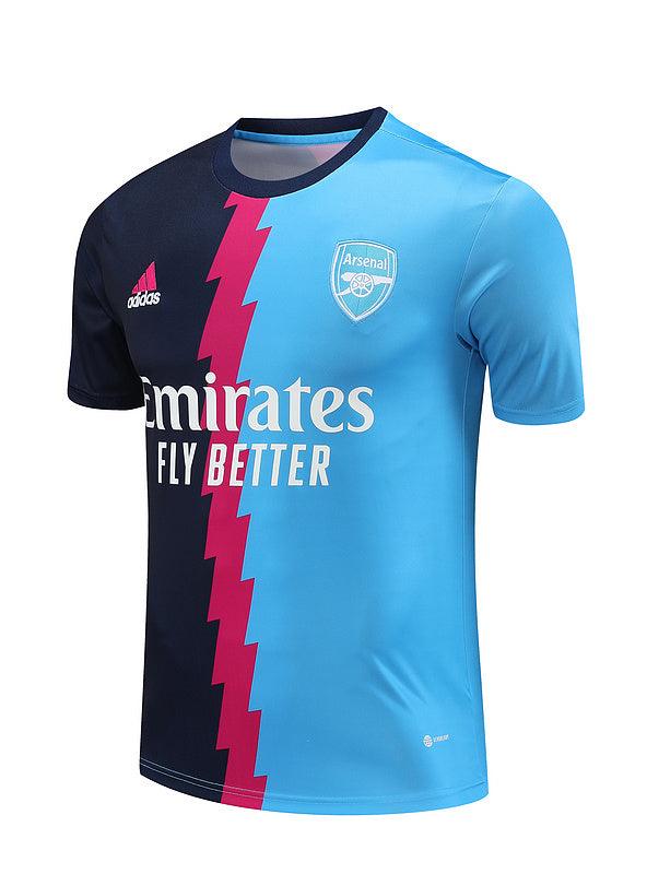 Camiseta Arsenal 23/24 - Treino - Azul Claro/Negro