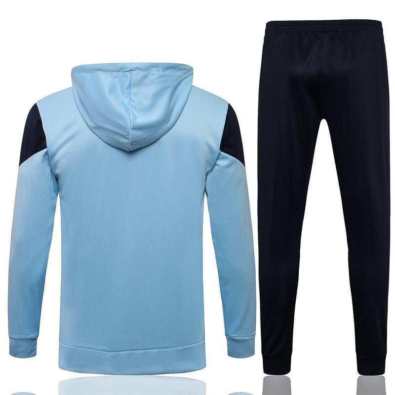 Conjunto de Entrenamiento Manchester City 21/22 Azul - Con capucha