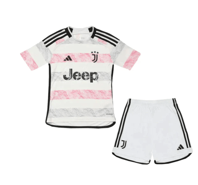 Camiseta y Pantalones para niños Juventus Away 23/24