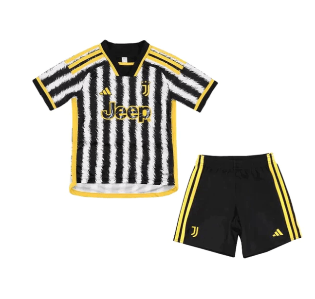 Camiseta y Pantalones para niños Juventus Home 23/24