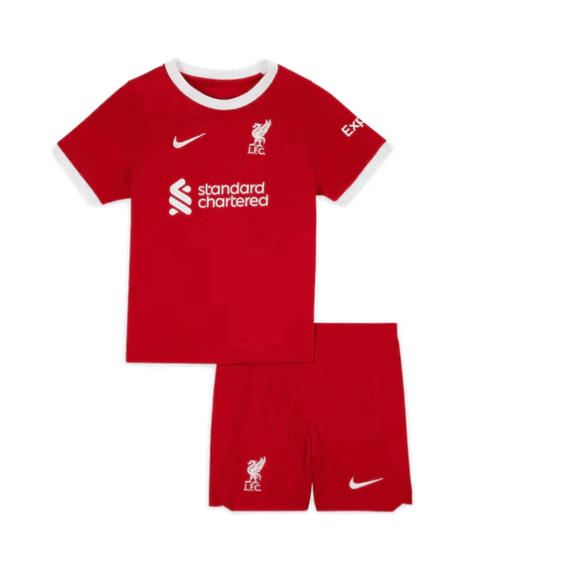 Camiseta y Pantalones para niños Liverpool Home 23/24