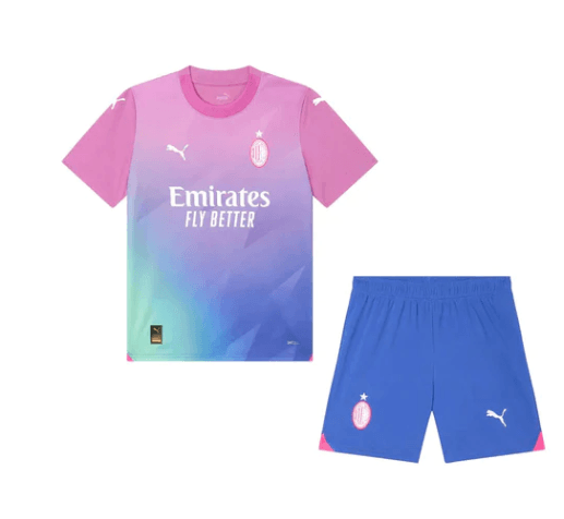 Camiseta y Pantalones para niños - Milan 23/24 - Rosa