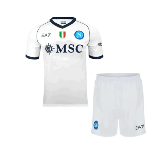 Camiseta y Pantalones para niños - Napoli 23/24 - Blanco