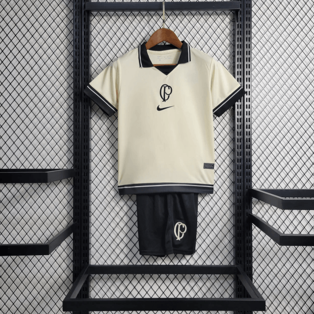 Camiseta y Pantalones para niños Corinthians 23/24 - Crema