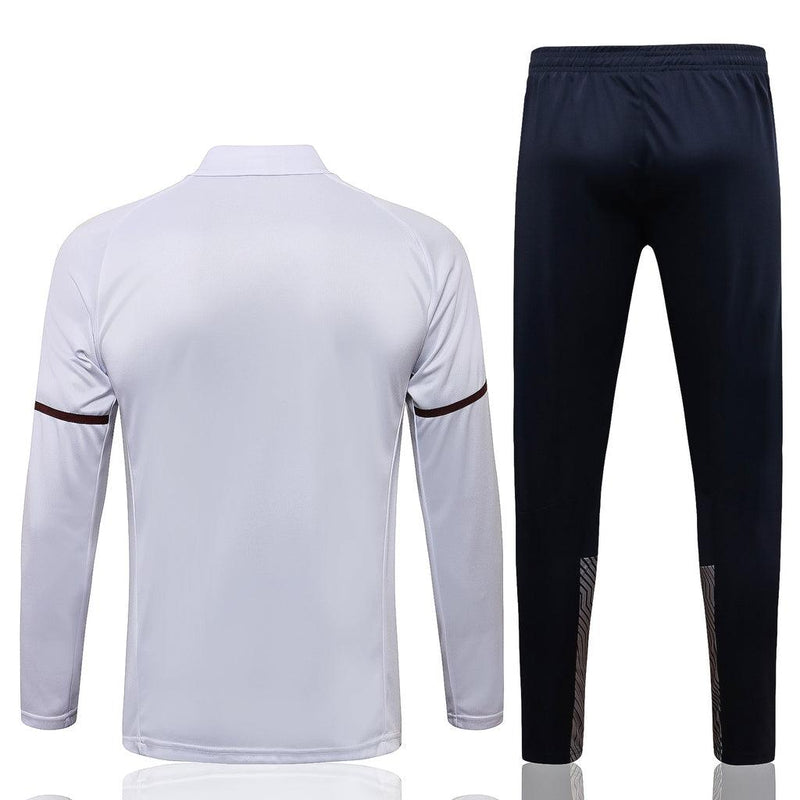 Conjunto de Entrenamiento Manchester City 21/22 Blanco - Con Cierre