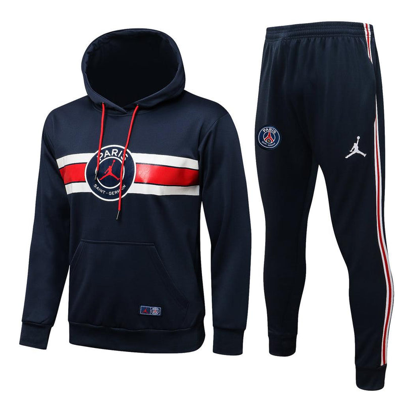 Conjunto de Entrenamiento PSG 21/22 Azul - Con capucha