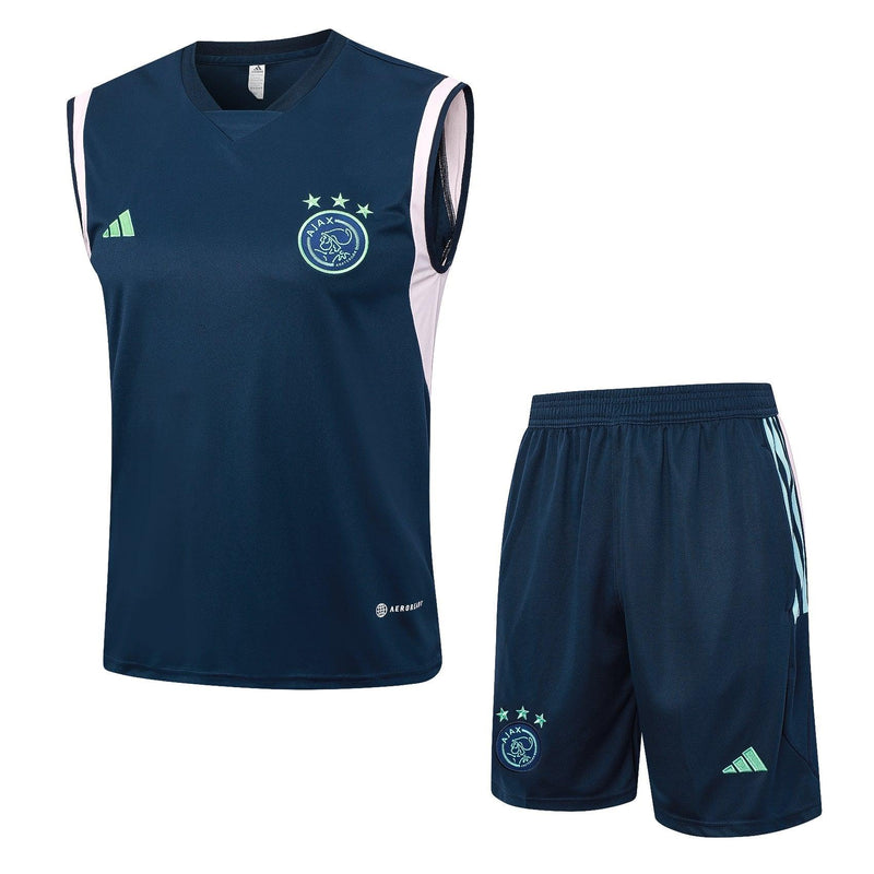 Conjunto sin Mangas Ajax - Azul e Verde