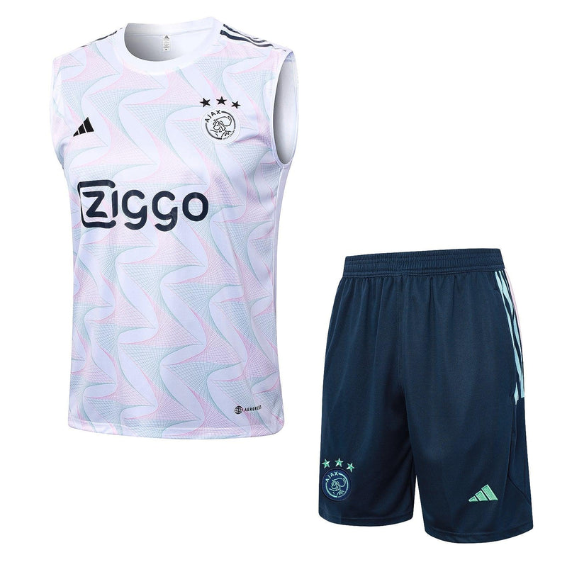 Conjunto sin Mangas Ajax - Blanco e Verde