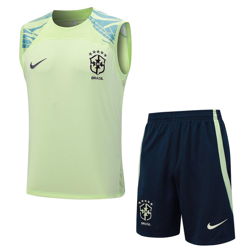 Conjunto sin Mangas Seleccion Brasileira - Verde e Azul