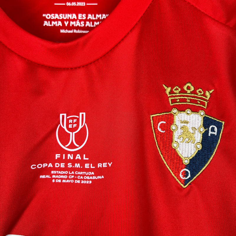 Camiseta y Pantalones para niños CA Osasuna (Edición Especial Copa del Rey)  23/24