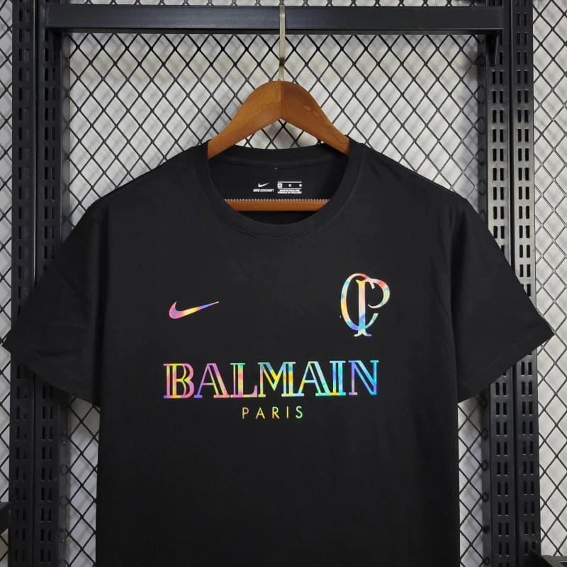 Camiseta Corinthians 24/25 Balmain - Negro