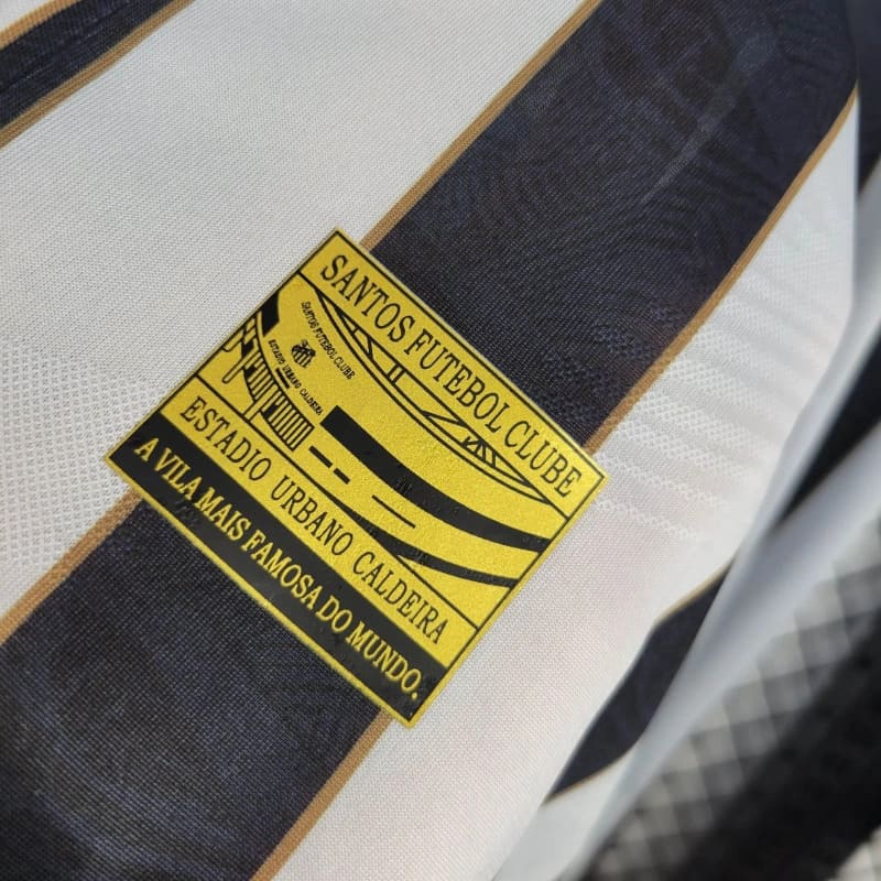 Camiseta Santos Home 24/25 - Negro/Blanco