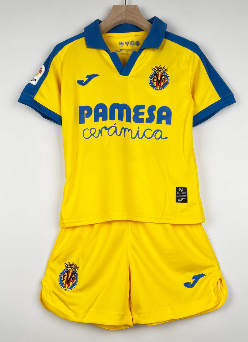 Camiseta y Pantalones para niños Villarreal Centenario 23/24