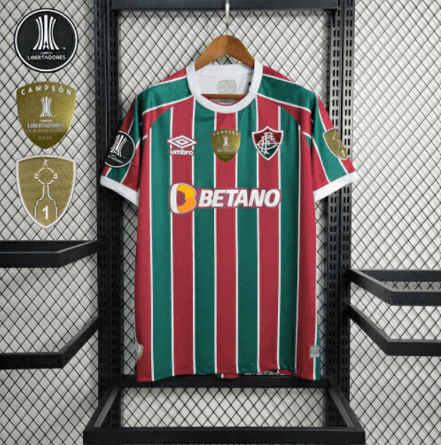 Fluminense - 2023/24 Casa - Com todos os Patches