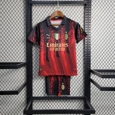 Camiseta y Pantalones para niños - AC Milan 23/24 - Rojo