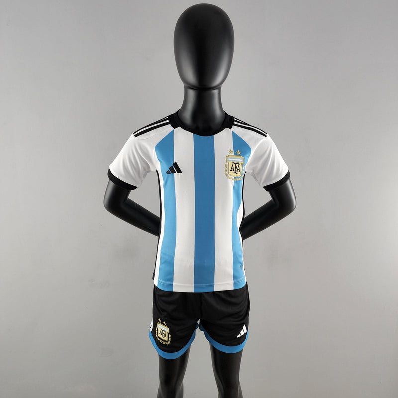 Camiseta y Pantalones para niños Argentina 22/23