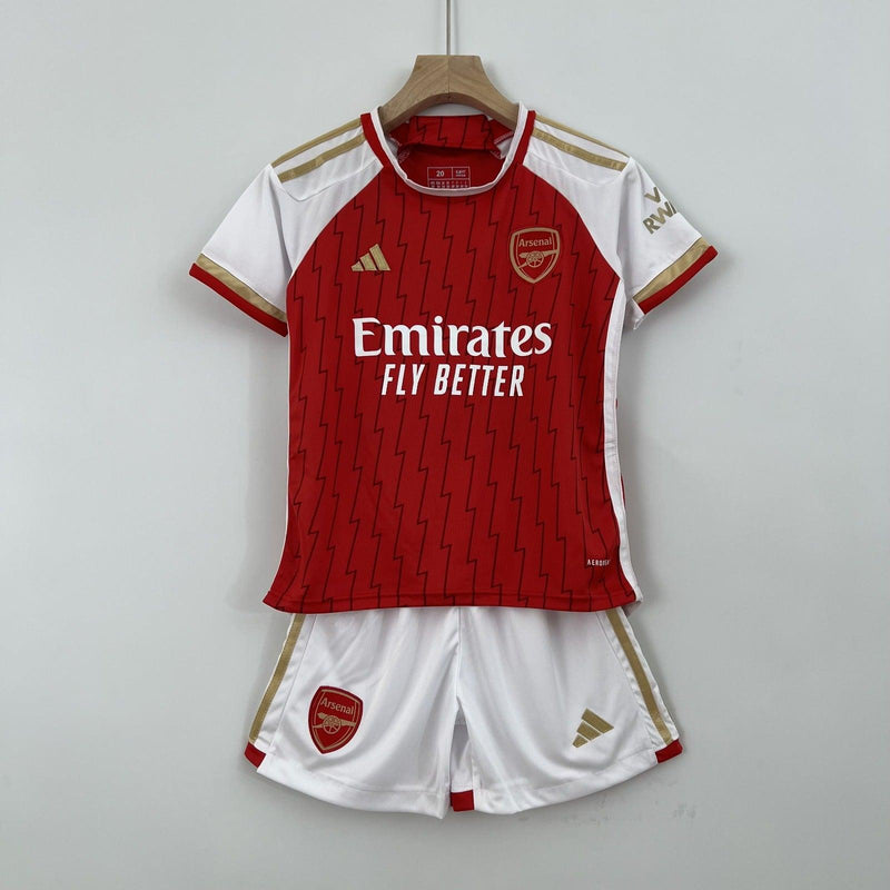 Camiseta y Pantalones para niños Arsenal Home 23/24