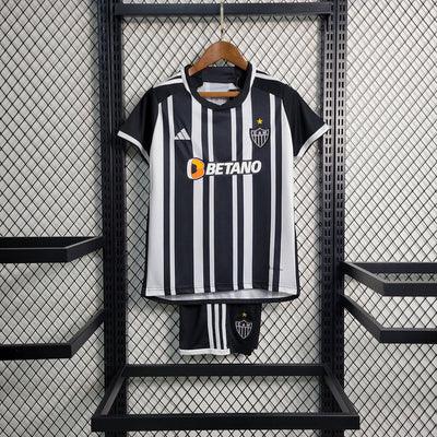 Camiseta y Pantalones para niños - Atlético de Mineiro 23/24 - Negro/Blanco