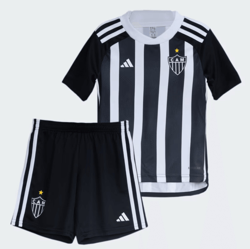 Camiseta y Pantalones para niños Atletico Mineiro 24/25 - Blanco/Negro