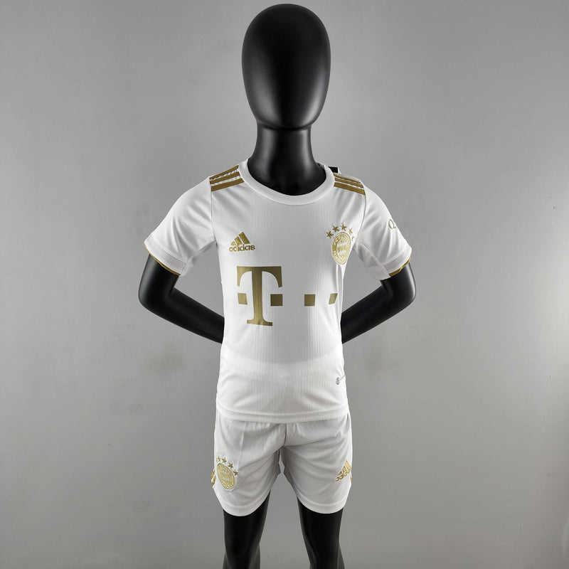 Camiseta y Pantalones para niños Bayern de Munique Away 22/23