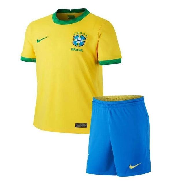 Camiseta y Pantalones para niños - Brasil 2021 - Amarillo