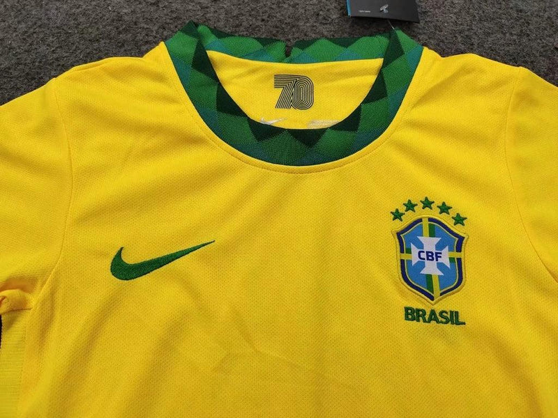 Camiseta y Pantalones para niños - Brasil 2021 - Amarillo