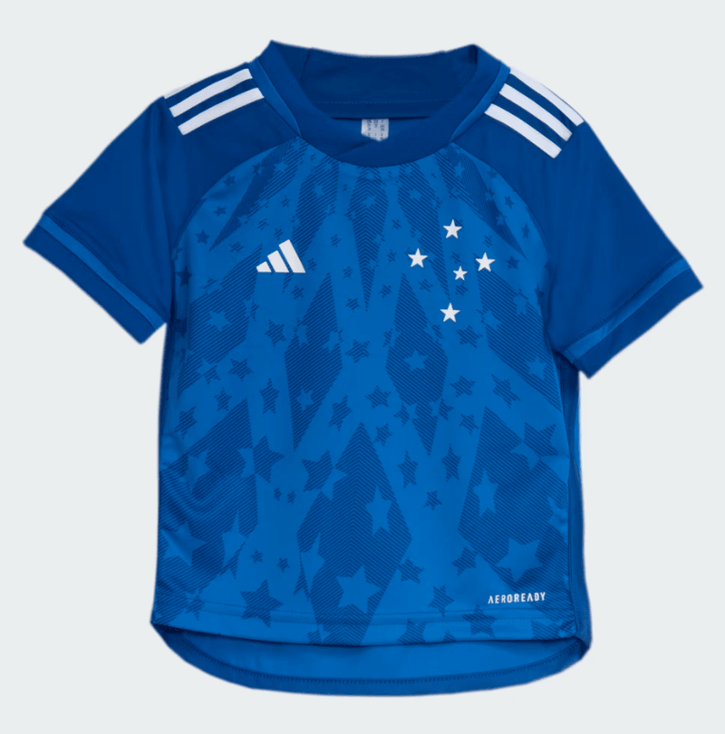 Camiseta y Pantalones para niños Cruzeiro 24/25 - Blanco/Azul