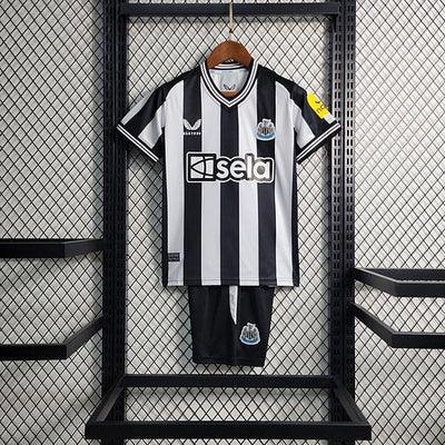 Camiseta y Pantalones para niños - New Castle United 23/24 - Negro/Blanco