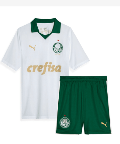 Camiseta y Pantalones para niños - Palmeiras 24/25 - Blanco