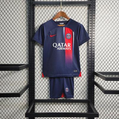 Camiseta y Pantalones para niños - PSG 23/24 - Azul