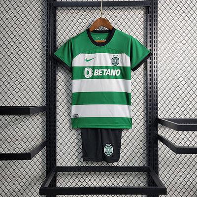 Camiseta y Pantalones para niños - Sporting Portugal 23/24 - Verde