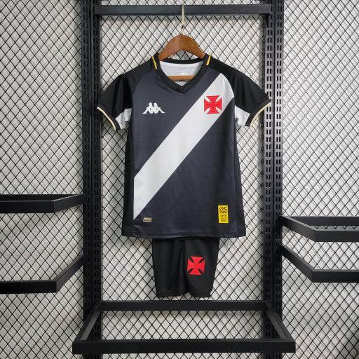 Camiseta y Pantalones para niños Vasco 23/24 - Negro/Blanco