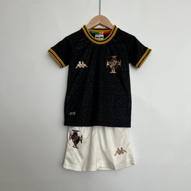 Camiseta y Pantalones para niños Vasco III 22/23  - Negro