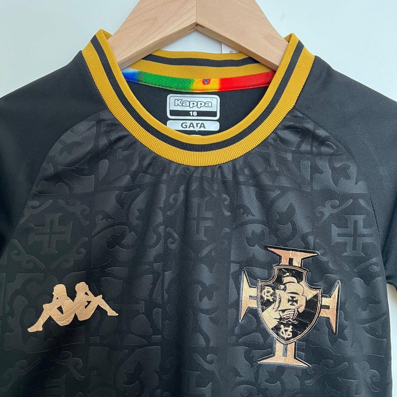 Camiseta y Pantalones para niños Vasco III 22/23  - Negro