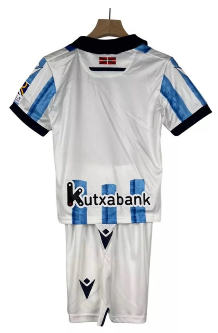 Camiseta y Pantalones para niños Real Sociedad Primera Equipacion 23/24