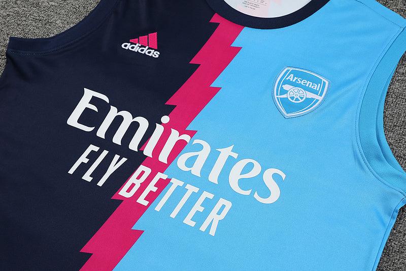 Camiseta Sin Mangas Entrenamiento Arsenal 23/24 - Azul Claro/Negro