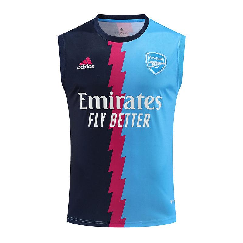 Camiseta Sin Mangas Entrenamiento Arsenal 23/24 - Azul Claro/Negro