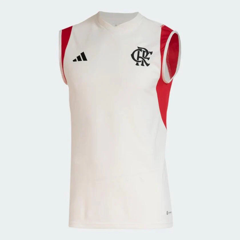 Camiseta Sin Mangas Entrenamiento Flamengo 23/24 - Blanco