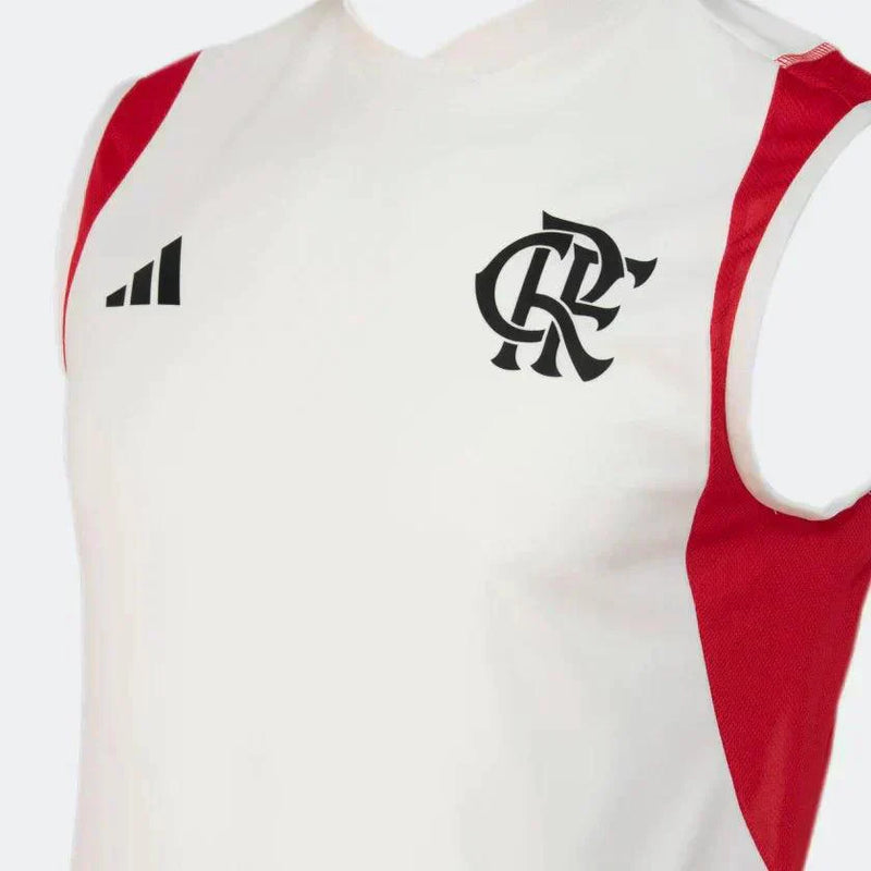 Camiseta Sin Mangas Entrenamiento Flamengo 23/24 - Blanco