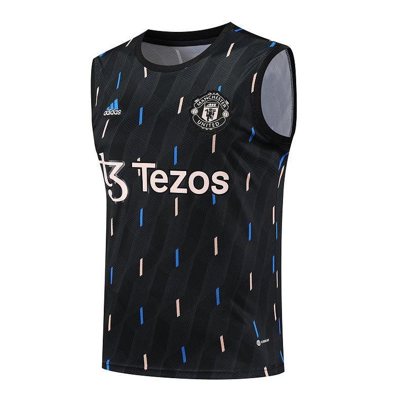 Camiseta Sin Mangas Entrenamiento Manchester United 23/24 - Negro