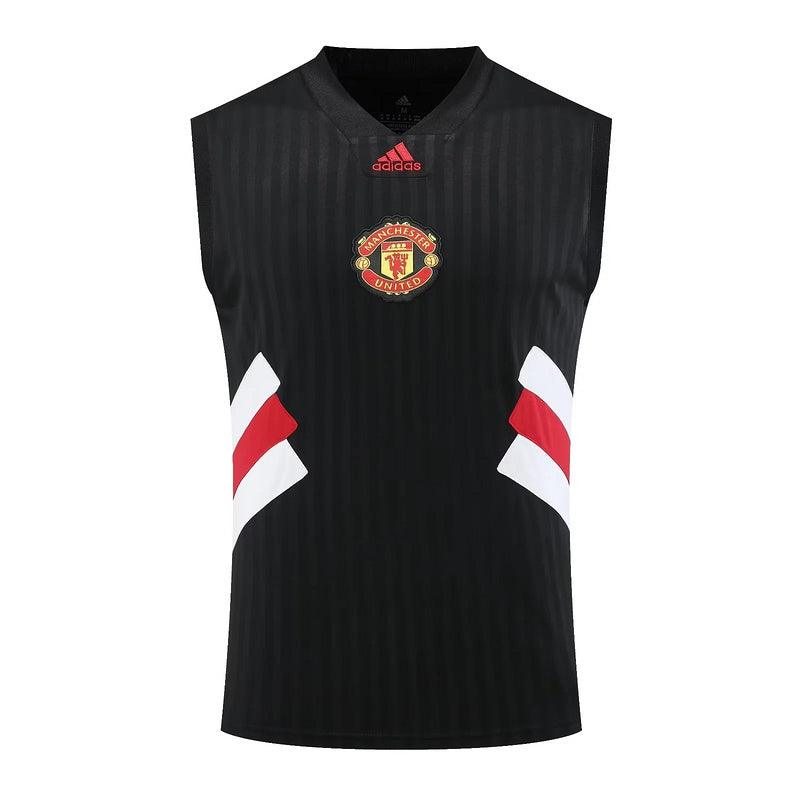 Camiseta Sin Mangas Entrenamiento Manchester United 23/24 - Negro