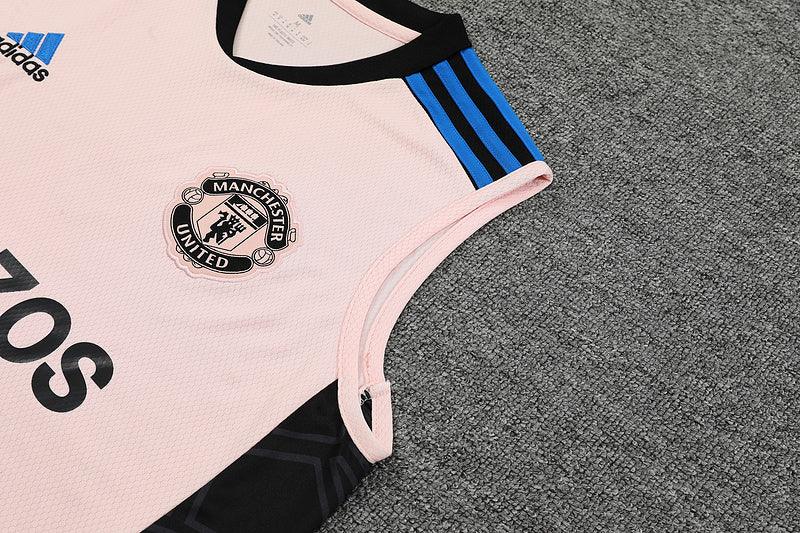 Camiseta Sin Mangas Entrenamiento Manchester United 23/24 - Rosa