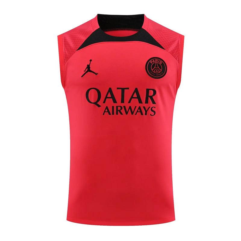 Camiseta Sin Mangas Entrenamiento PSG 23/24 - Rojo