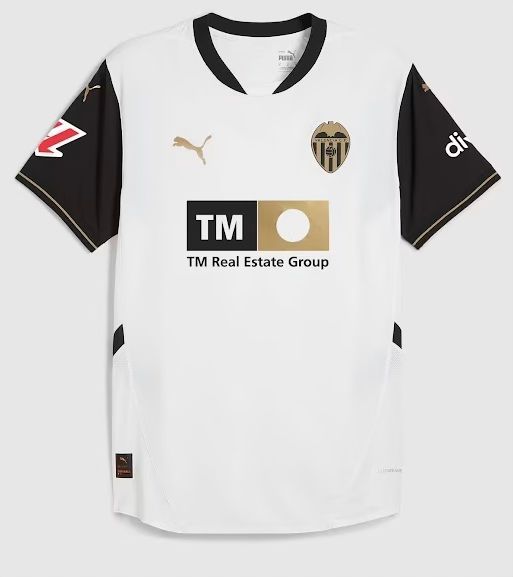 Camiseta Valencia CF Primera Equipacion 24/25 - Con Patch La Liga